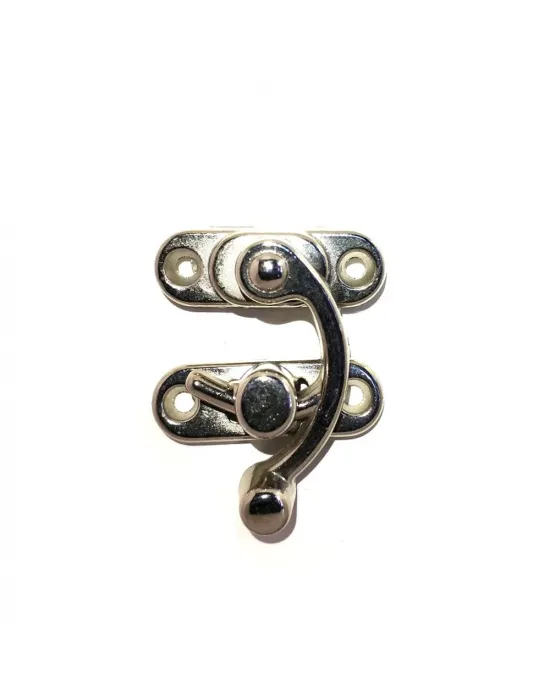 Yay Gözü, Ahşap Kutu Klipsi - Küçük 28x33 Mm, Nikel, 100 Adet
