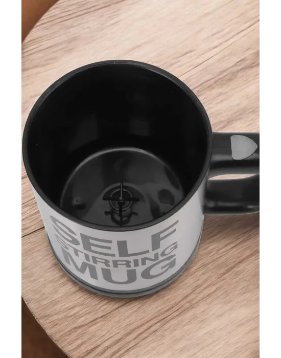 Yazılı Mug Kupa Karıştırıcı Özelliği Ve Paslanmaz Çelik