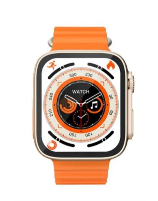 Yeni Model Akıllı Saat Ultra Smart Watch Gümüş Kasa 45mm Titreşim
