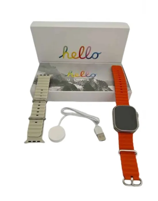 Yeni Nesil 3 Kordonlu Kol Saati 49 Mm Amoled Ekran Akıllı Saat