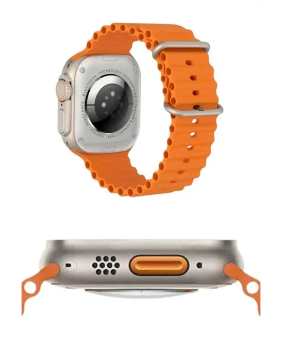 Yeni Nesil 3 Kordonlu Kol Saati 49 Mm Amoled Ekran Akıllı Saat