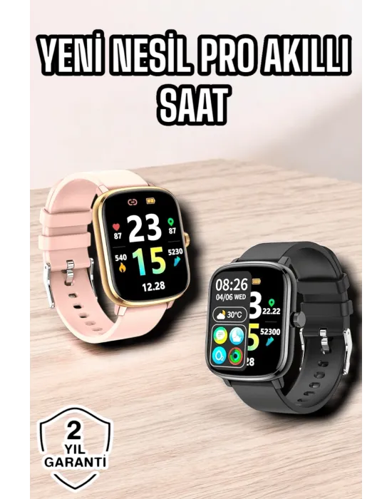 Yeni Nesil Akıllı Saat Arama Bildirimleri, Uyku & Kalp Atış Takibi