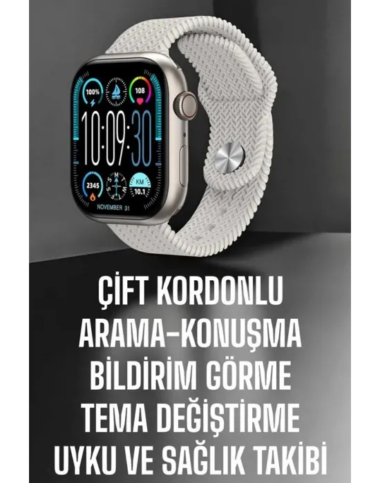 Yeni Nesil Akıllı Saat Arama Cevaplama Gps Takibi Adımsayar Nfc Özelliği
