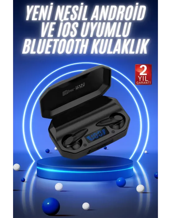 Yeni Nesil Android Ve İos Uyumlu Siyah Profesyonel Oyuncu Kulaklığı