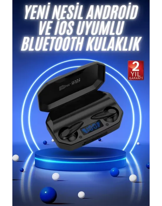 Yeni Nesil Android Ve İos Uyumlu Siyah Profesyonel Oyuncu Kulaklığı