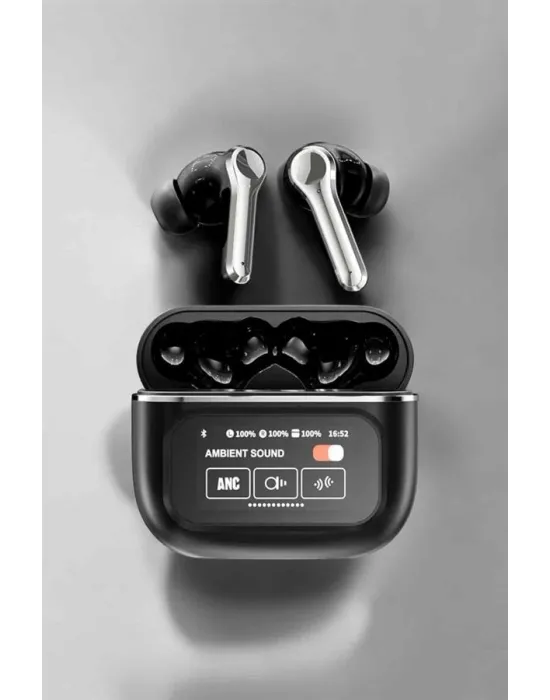 Yeni Nesil Bluetooth Kulaklık Ekranlı Yüksek Ses Kaliteli Uzun Şarj Süreli