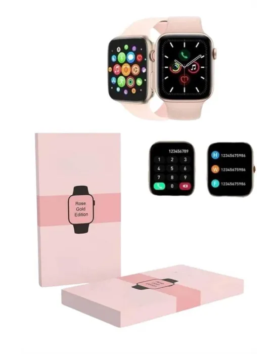 Yeni Nesil Kadın Akıllı Saat Rose Gold Android Ve İos Uyumlu