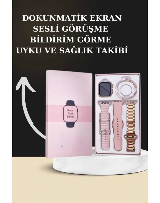 Yeni Nesil Kaliteli Akıllı Saat Ve Kablosuz Bluetooth Kulaklık  Yüksek Ses Kaliteli
