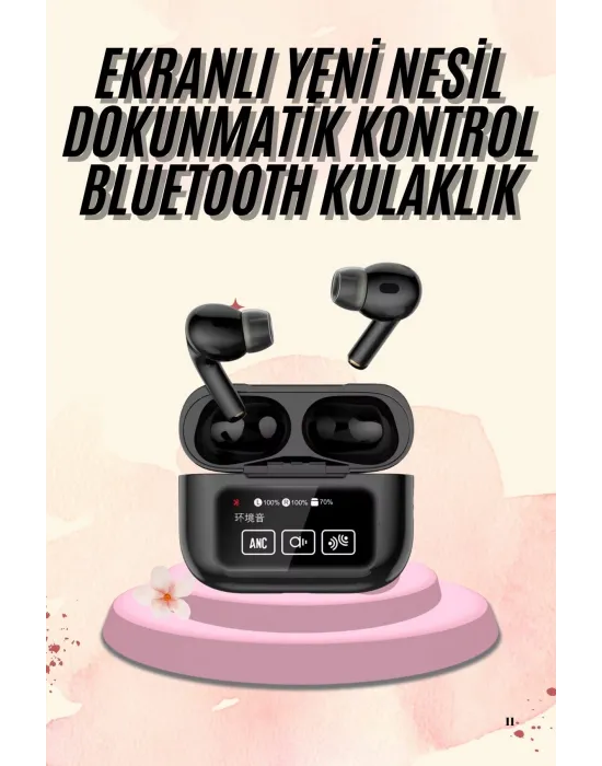 Yeni Nesil Pro Ekranlı Bluetooth Kulaklık 5.0 Bluetooth