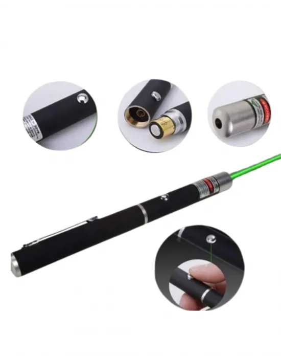 Yeşil Lazer Pointer Güçlü Işın Uzun Menzil Ve Kompakt Tasarım