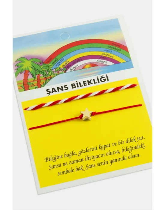 Yıldız Şans İp Bileklik