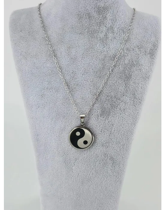 Yin-yang Çelik Erkek Kolye - Ekl0082