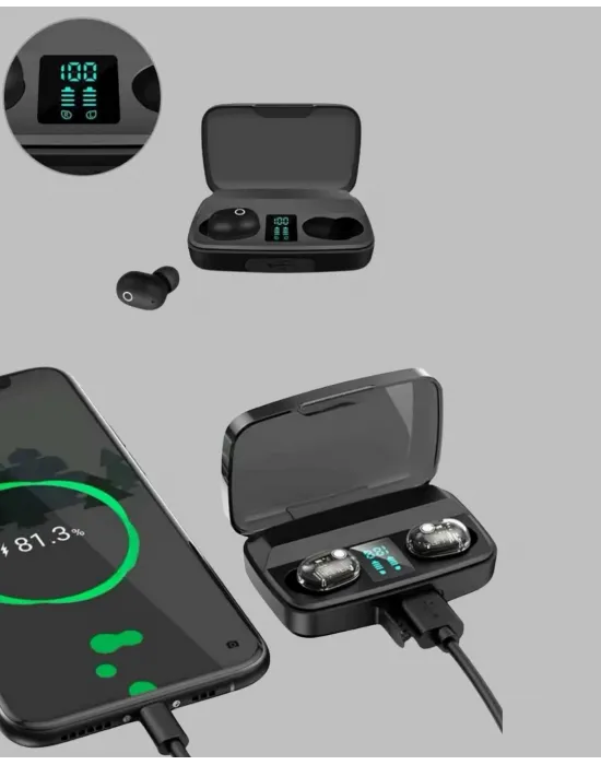 Yüksek Ses Kaliteli A10s Tws Bluetooth 5.0 Kablosuz Kulaklık