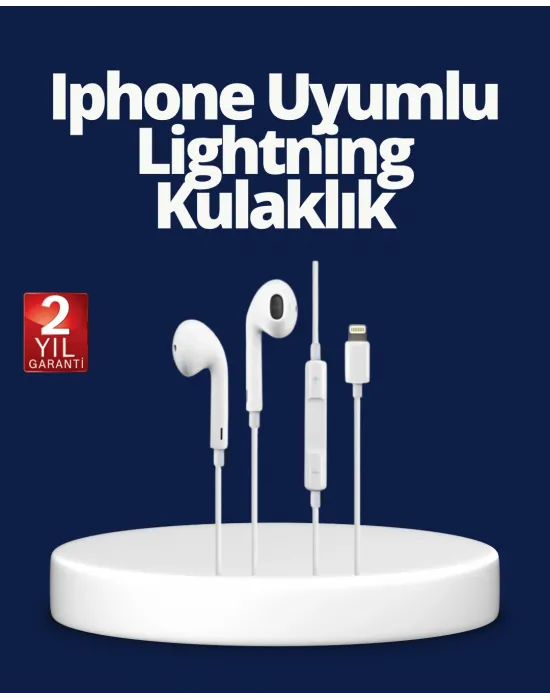 Yüksek Ses Kaliteli Mikrofonlu Kablolu Kulak İçi Kulaklık