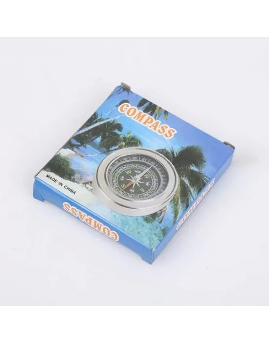 Yuvarlak Metal Kasa Dayanıklı Pusula 80mm
