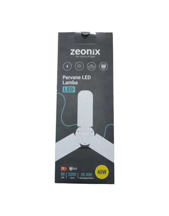 Zeonix 40w 3 Kanatlı Pervane Ampul