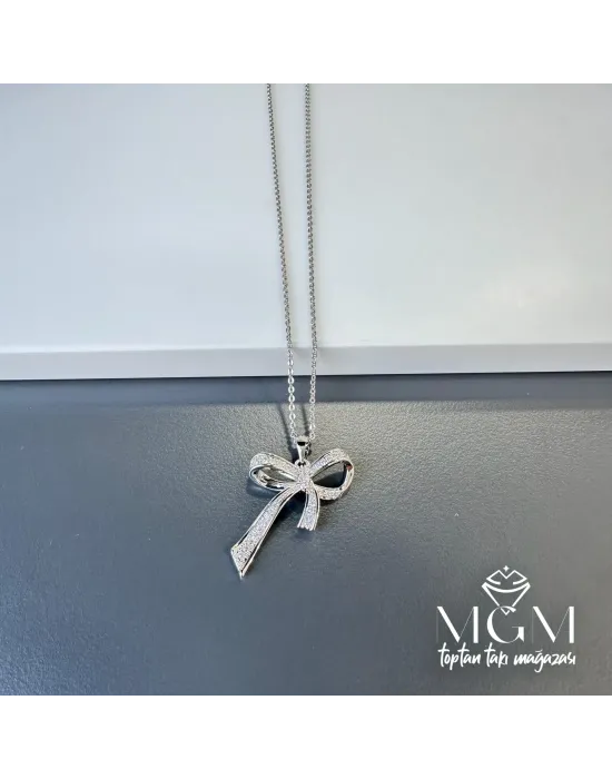 Zirkon Taşlı Pirinç Kolyeler - Kl0022