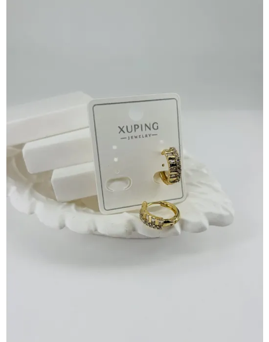 Zirkon Taşlı Pirinç Zirkon Küpe - Kp00306