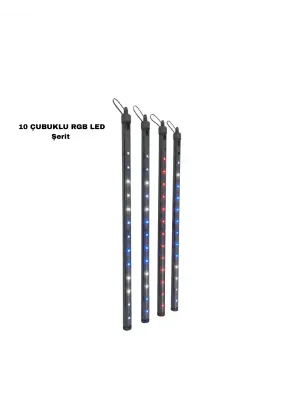 10 Çubuklu Dekor Led