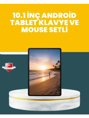 10.1 İnç Ips Ekranlı Android Tablet Bilgisayar Seti