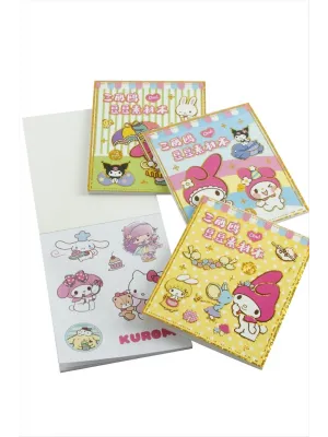 12 Yapraklı Çzgflm Karakteri Defter Sticker