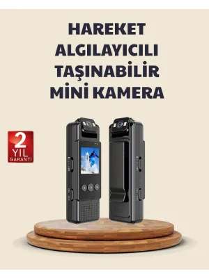 128gb Destekli Hareket Algılamalı Mini Kamera