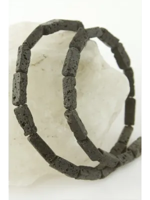 1,3 cm Dikdörtgen Boru Lav Taşı