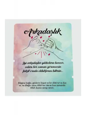 2li Arkadaşlık Bileklik Kartı