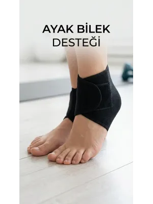 2li Ayak Destekli Silikon Tabanlı Ortopedik Çorap Seti