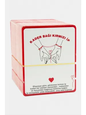 2li Kader Bağı İp Bileklik Kartı