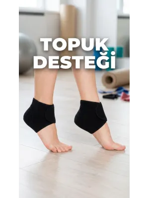 2li Silikon Tabanlı Topuk Dikeni Ortopedik Çorap Seti