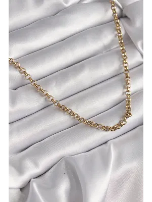 ietaks™ 316L Çelik Gold Renk Kadın Kolye