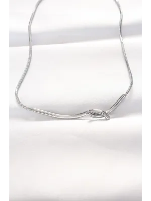 ietaks™ 316L Çelik Silver Renk Kolye