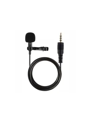 3.5mm Jak 1.5 Metre Double Mikrofon - Siyah