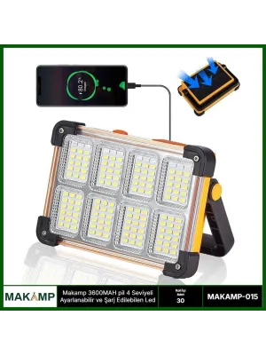 3600mah Pil 4 Kademeli Solarlı Led