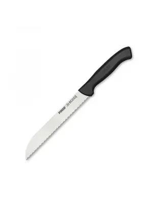 38024 Ecco Pro Ekmek Bıçağı 17,5 Cm - Siyah