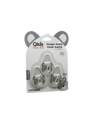 3pcs Koala Askı Şeffaf Askı Yapışkanlı Montaj