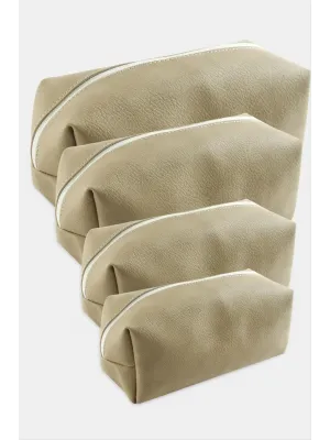 4 Adet El Tutmalı Makyaj Çantası