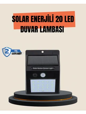 4 Modlu Solar Led Bahçe Ve Garaj Lambası