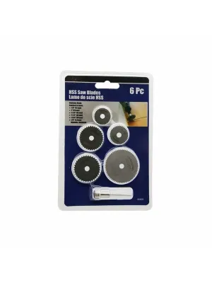 6 Parça Mini Yuvarlak Testere Bıçakları 22---44mm
