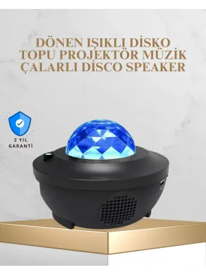 Bluetooth & Usb Müzik Çalar Gece Lambası – 50 m² Kapsama, Uzaktan Kumanda