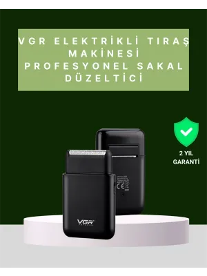 Usb Şarjlı Traş Makinesi – Piston + Ağ Başlık, 600 mah Batarya