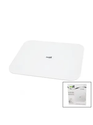 Gizli Ekran -soft Beyaz Cam Zemin  Dijital Baskül Terazi 180kg Sensör -led Ekran -oda℃ Tf-1070
