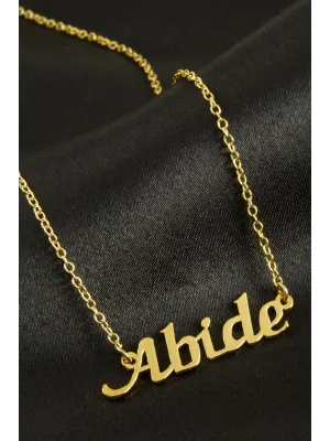 Abide isimli kolye (Kişiye Özel)