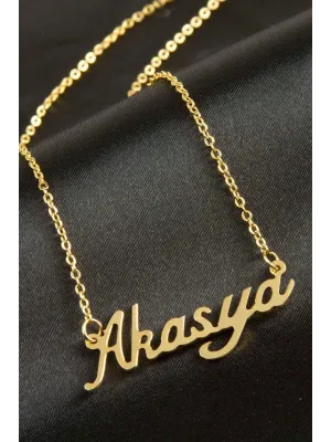 Akasya isimli kolye (Kişiye Özel)