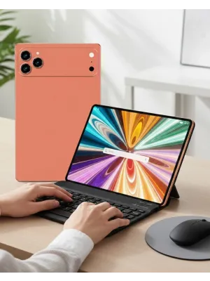 Android Tablet Klavyeli Set Stylus Kalem Kılıf Cam Dahil