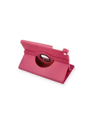 Apple İpad Mini 1 Kılıf 360 Tablet Deri Kılıf - Pembe