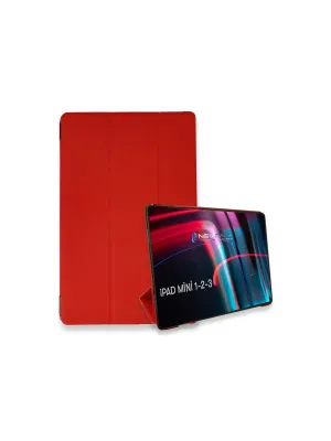 Apple İpad Mini 3 Kılıf Tablet Smart Kılıf - Kırmızı