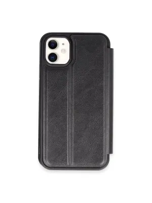 Apple İphone 11 Kılıf Flip Cover - Siyah