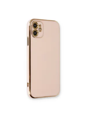 Apple İphone 11 Kılıf Volet Silikon - Pembe